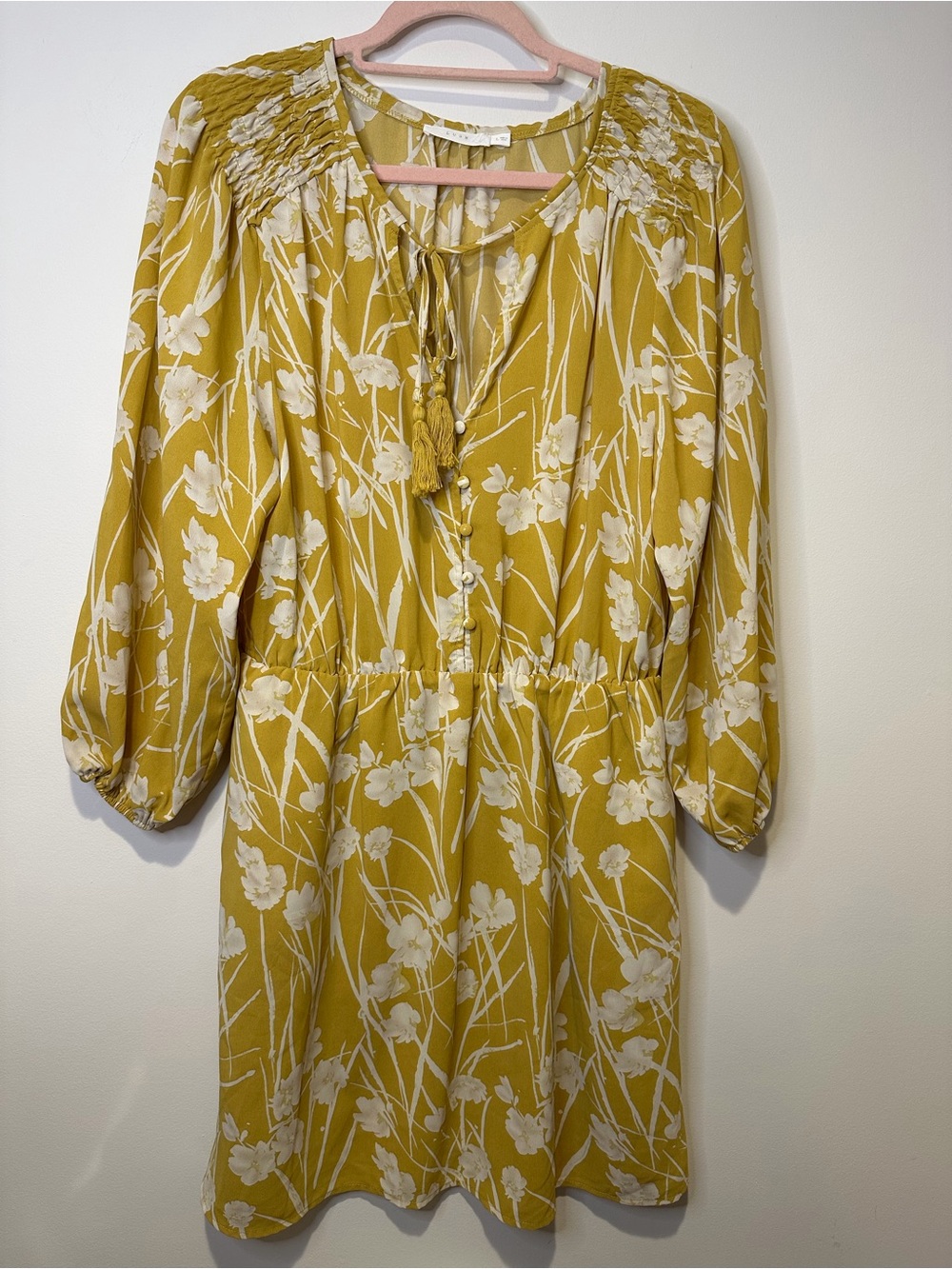 lush floral dress size large